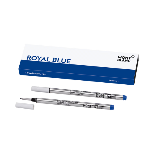 Montblanc 2 Fineliner Refills, Royal Blue - Medium 128248