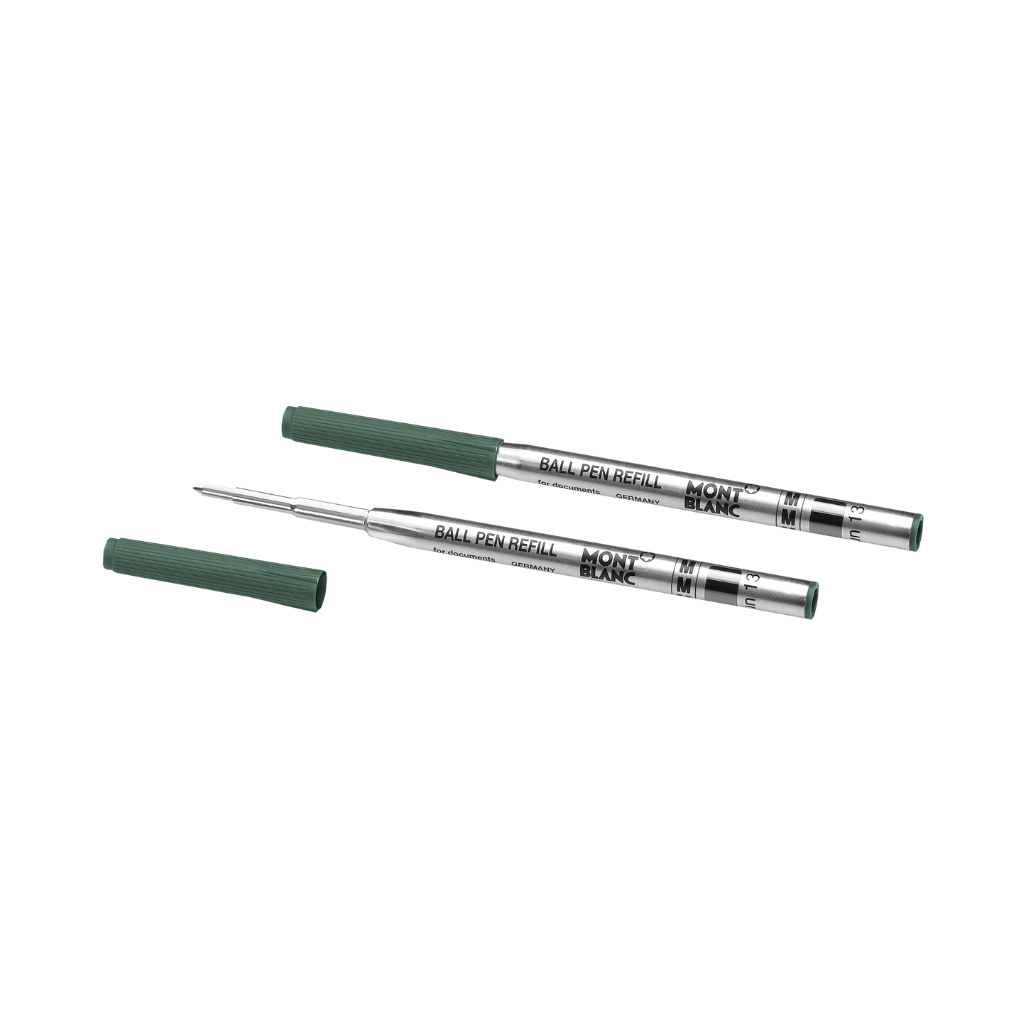 Montblanc 2X Ballpoint Refills, Irish Green - Medium 128217