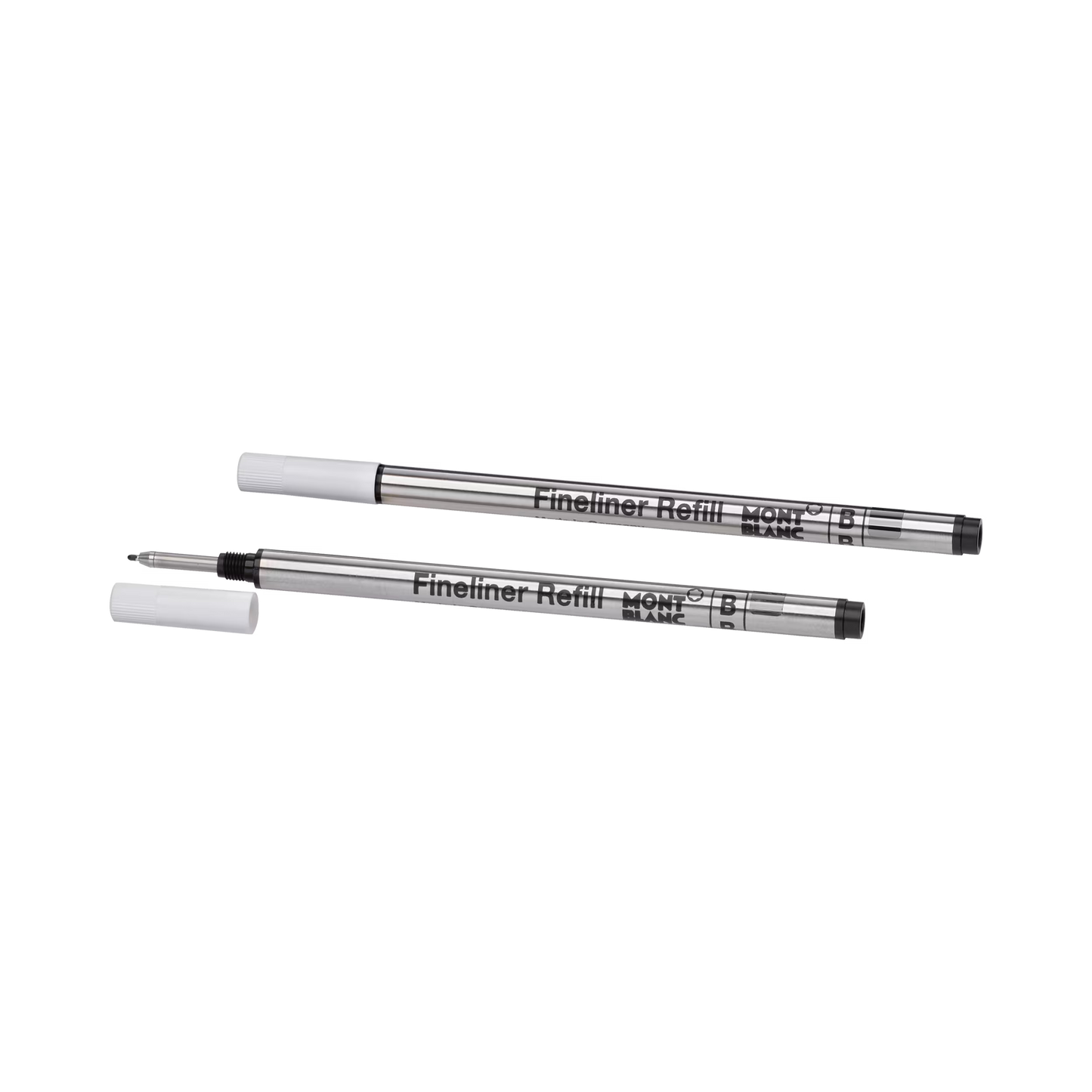 Montblanc 2 Fineliner Refills, Mystery Black - Medium 128246