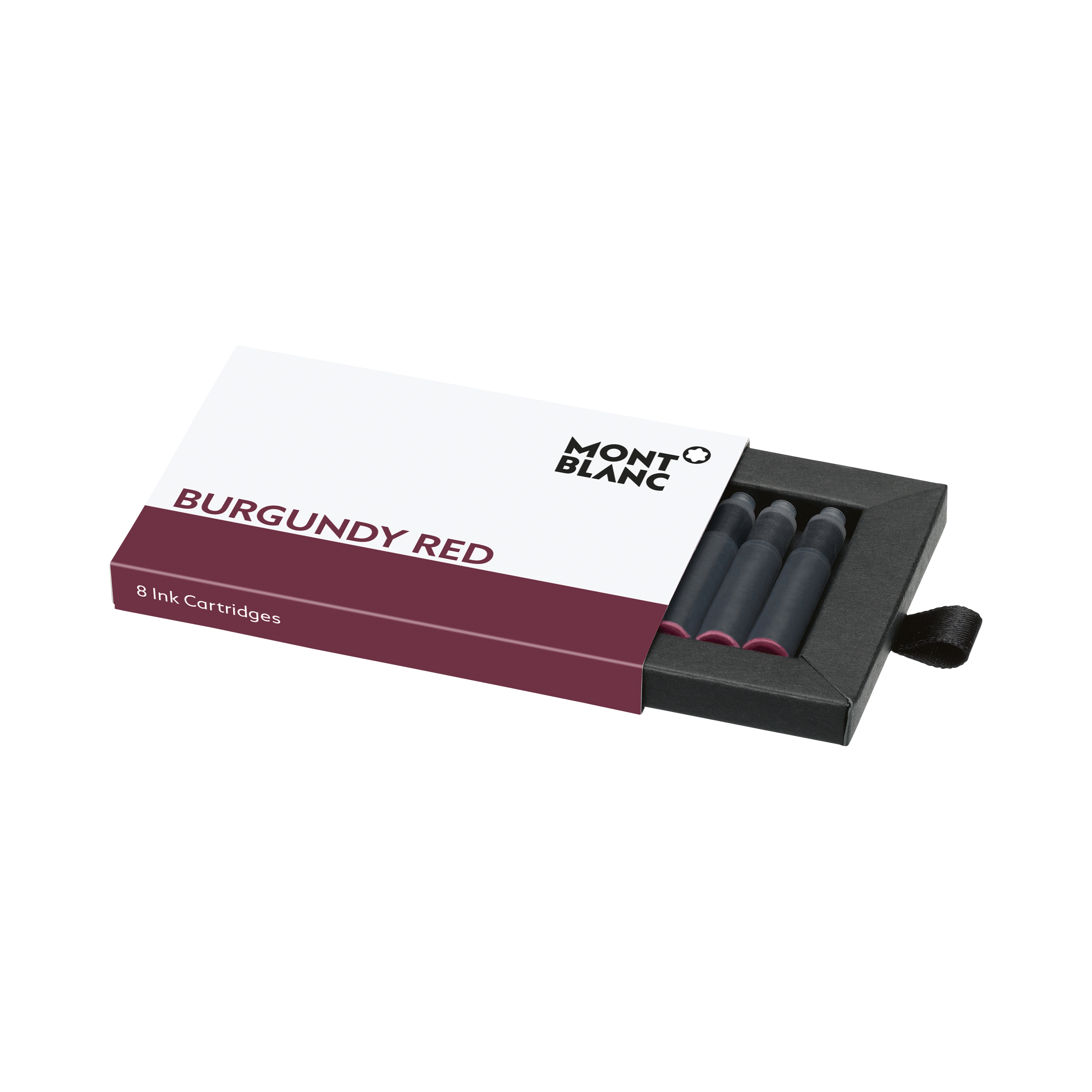 Montblanc Ink Cartridges, Burgundy Red - 8-unit package 128201