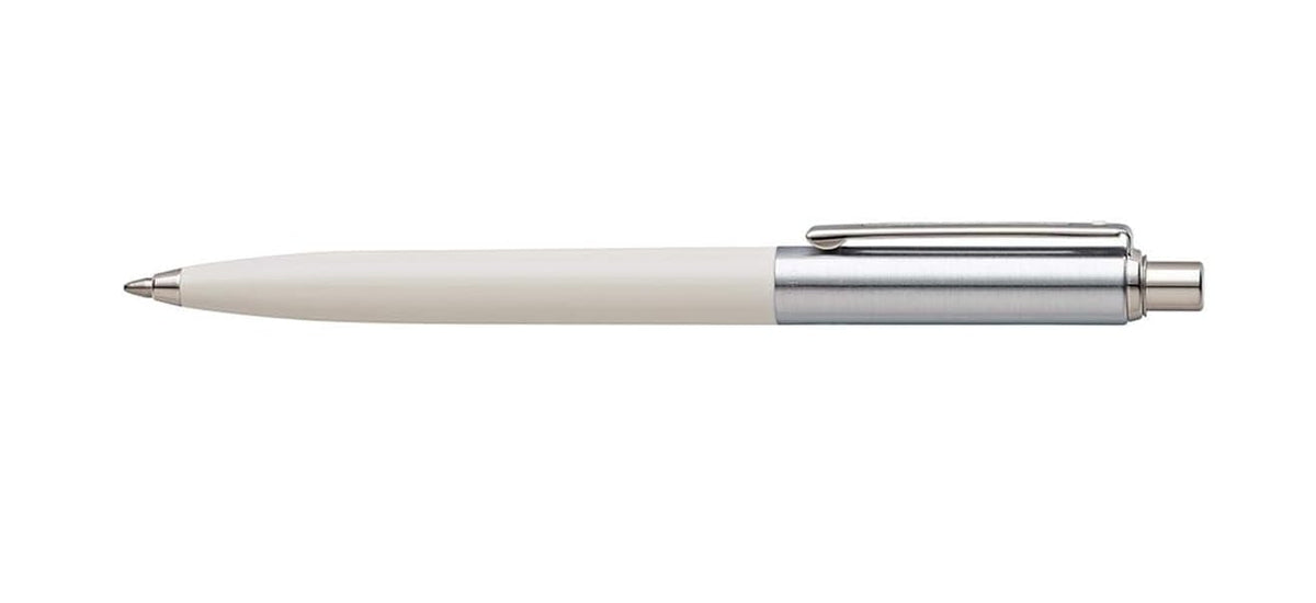 Sheaffer Sentinel White Ballpoint Pen with Chrome Trim E23210751