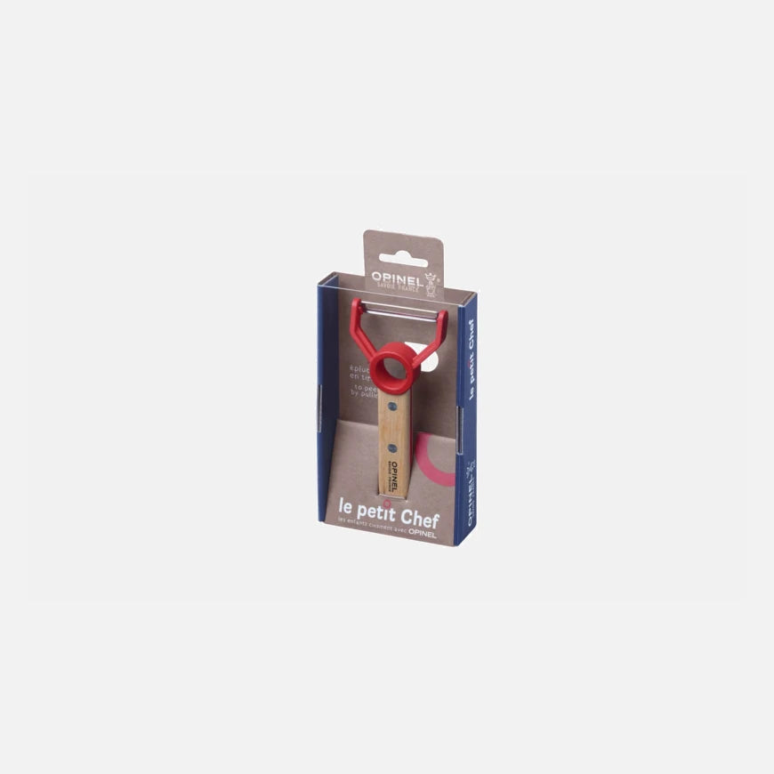 Opinel Le Petit Chef Peeler Stainless Red 001745