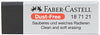 Faber-Castell Dust-Free 187121 Plastic Eraser, Black