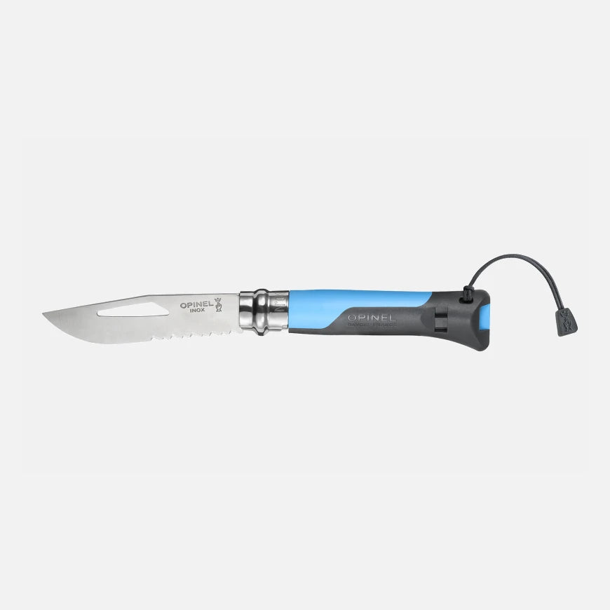 Opinel No.08 Stainless Steel Folding Knife - Outdoor Blue 001576