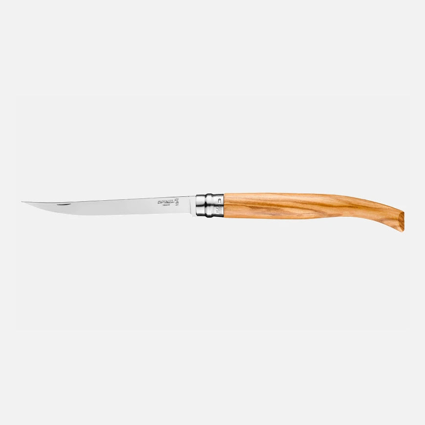 Opinel No.15 Olive Effilé - New version Stainless Steel Pocket Knive 002608