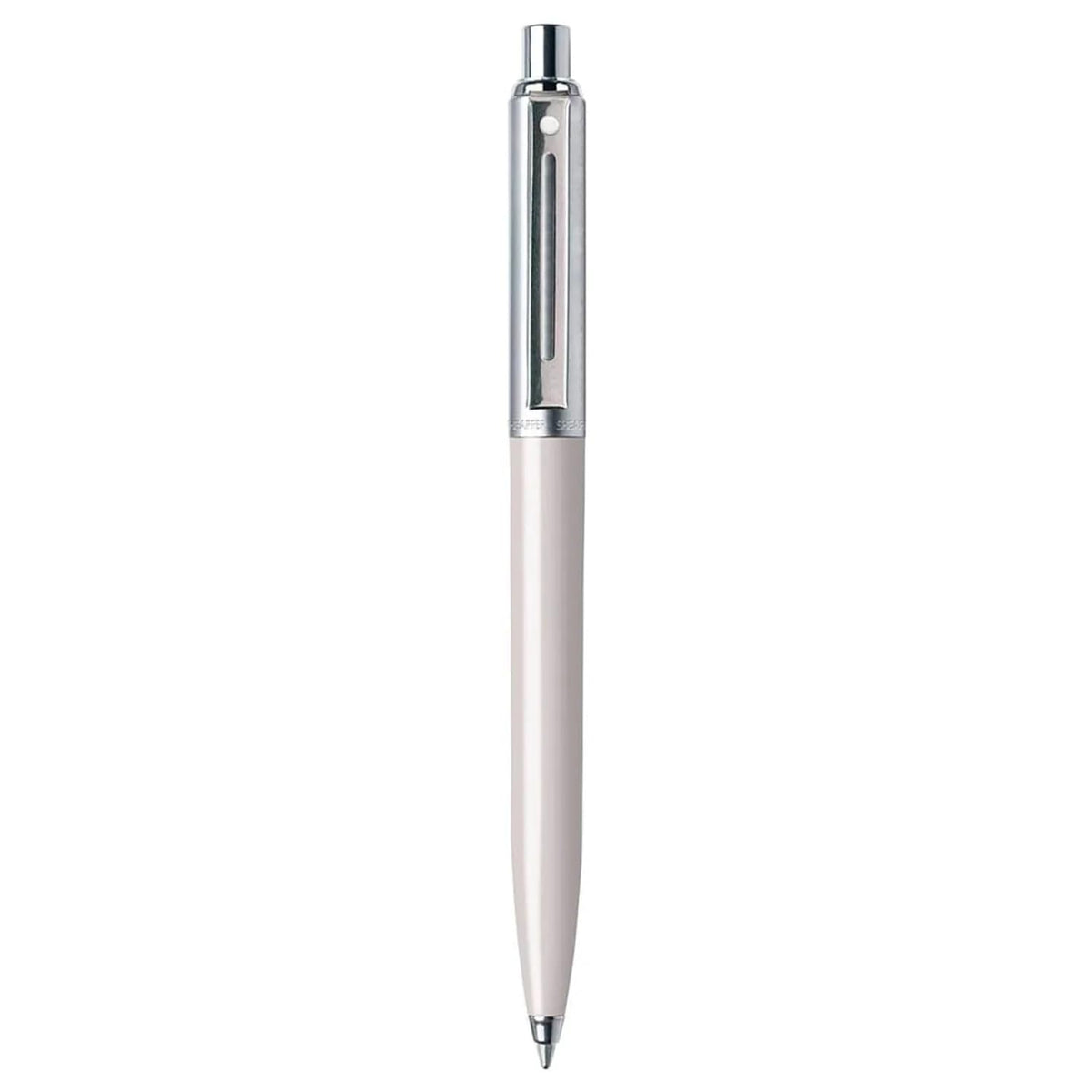 Sheaffer Sentinel White Ballpoint Pen with Chrome Trim E23210751