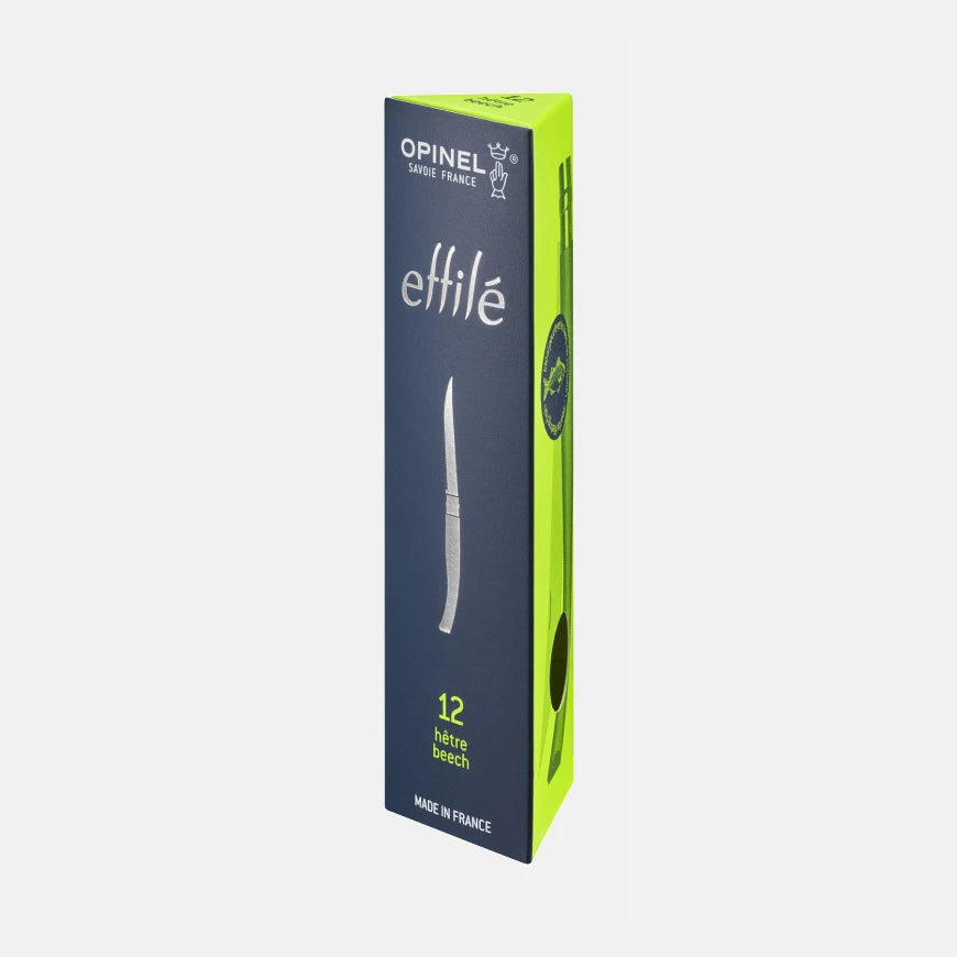 Opinel No.12 Beech Effilé - New version Stainless Steel Pocket Knive 002560
