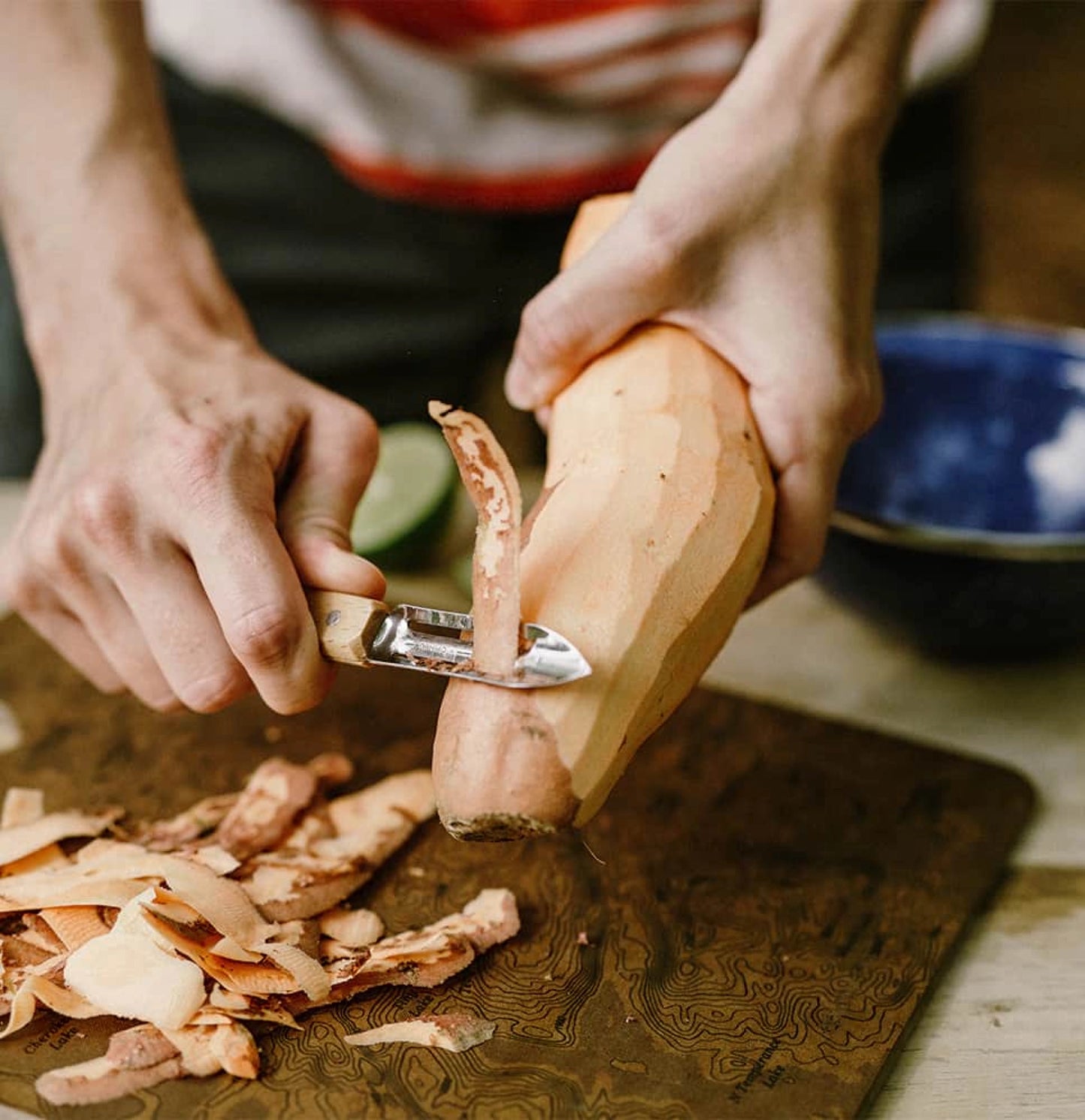 Opinel N°115 Natural Stainless Steel Peeler 001928