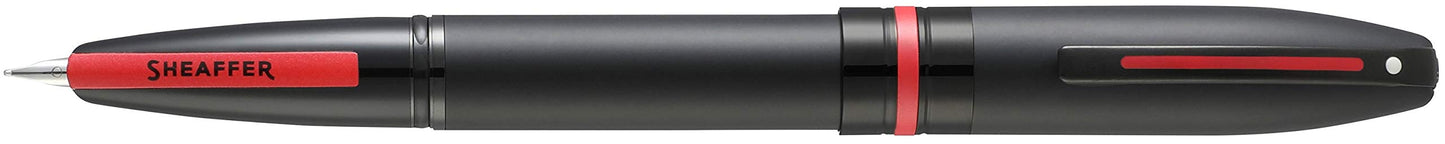 Sheaffer Icon Matte Black with Gloss Black PVD Appts. Fountain Pen - Fine Nib (E0910843)