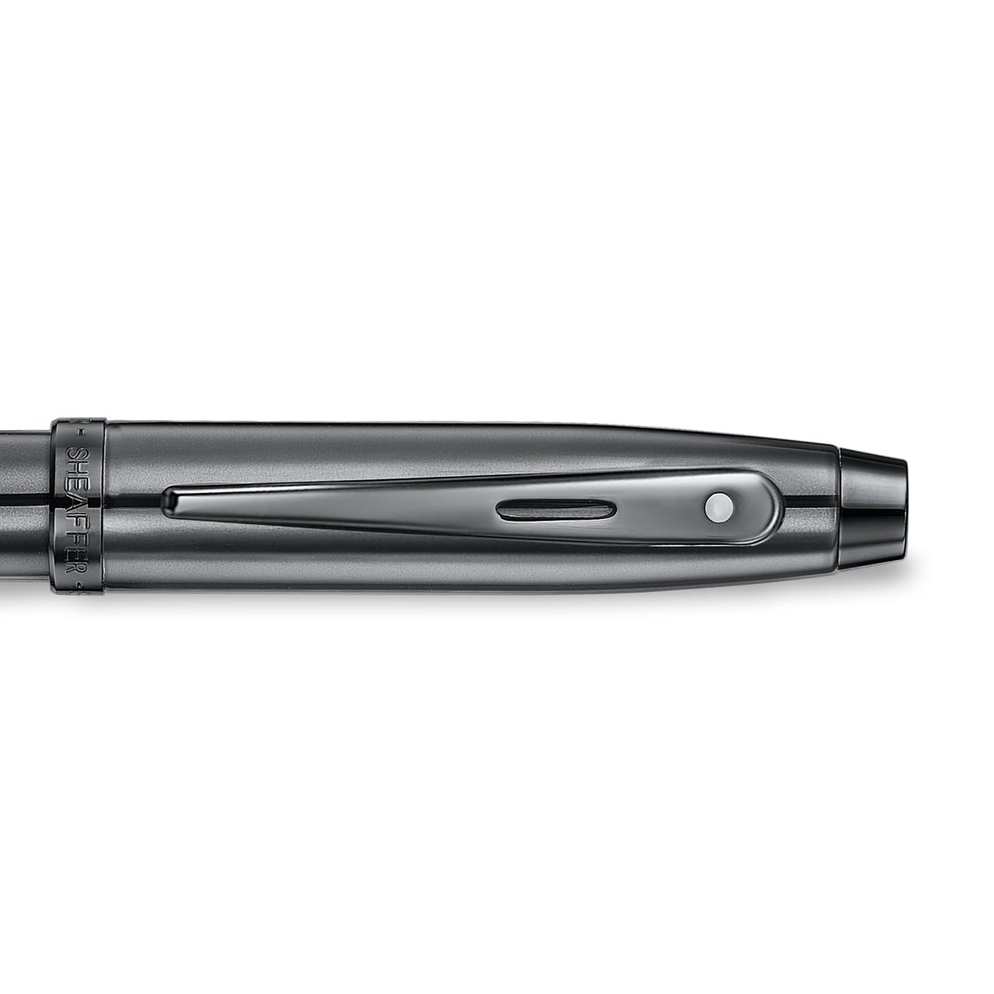 Sheaffer 100 Fountain Pen | E9375 Ionic Grey Gunmetal with PVD Trims | Fine Nib | Premium Fountain Pen E0937543