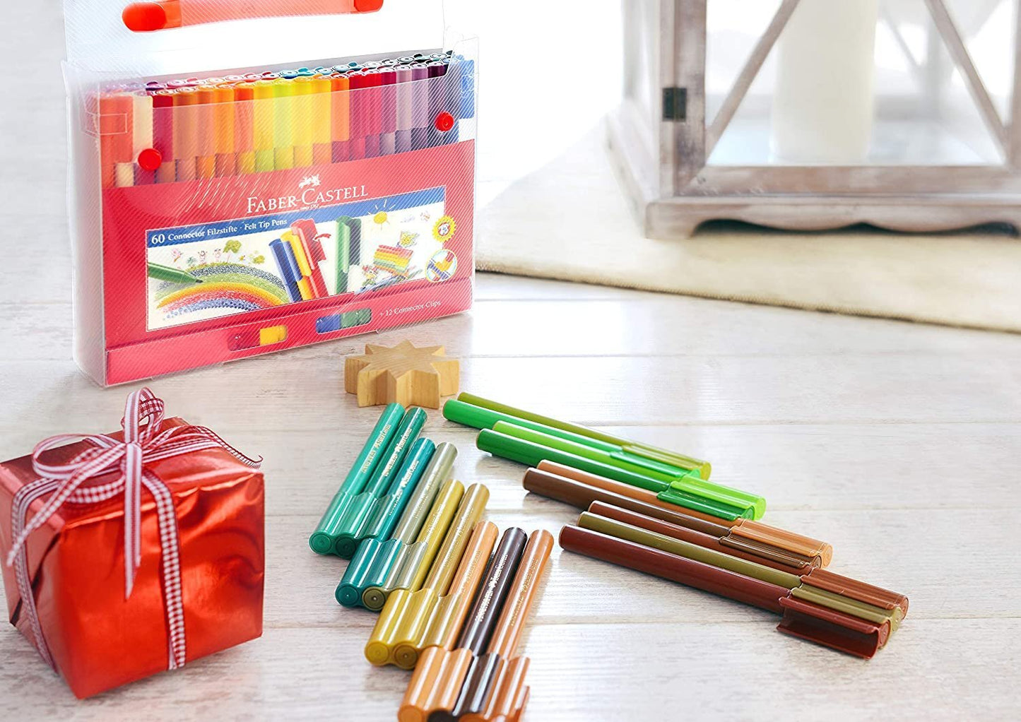 Faber-Castell Connector felt tip pen set Carrying case 72 pieces 155560