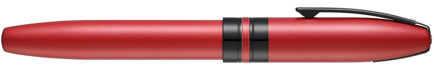 Sheaffer Icon Metallic Red with Gloss Black PVD Appts. Fountain Pen - Fine Nib E0911143