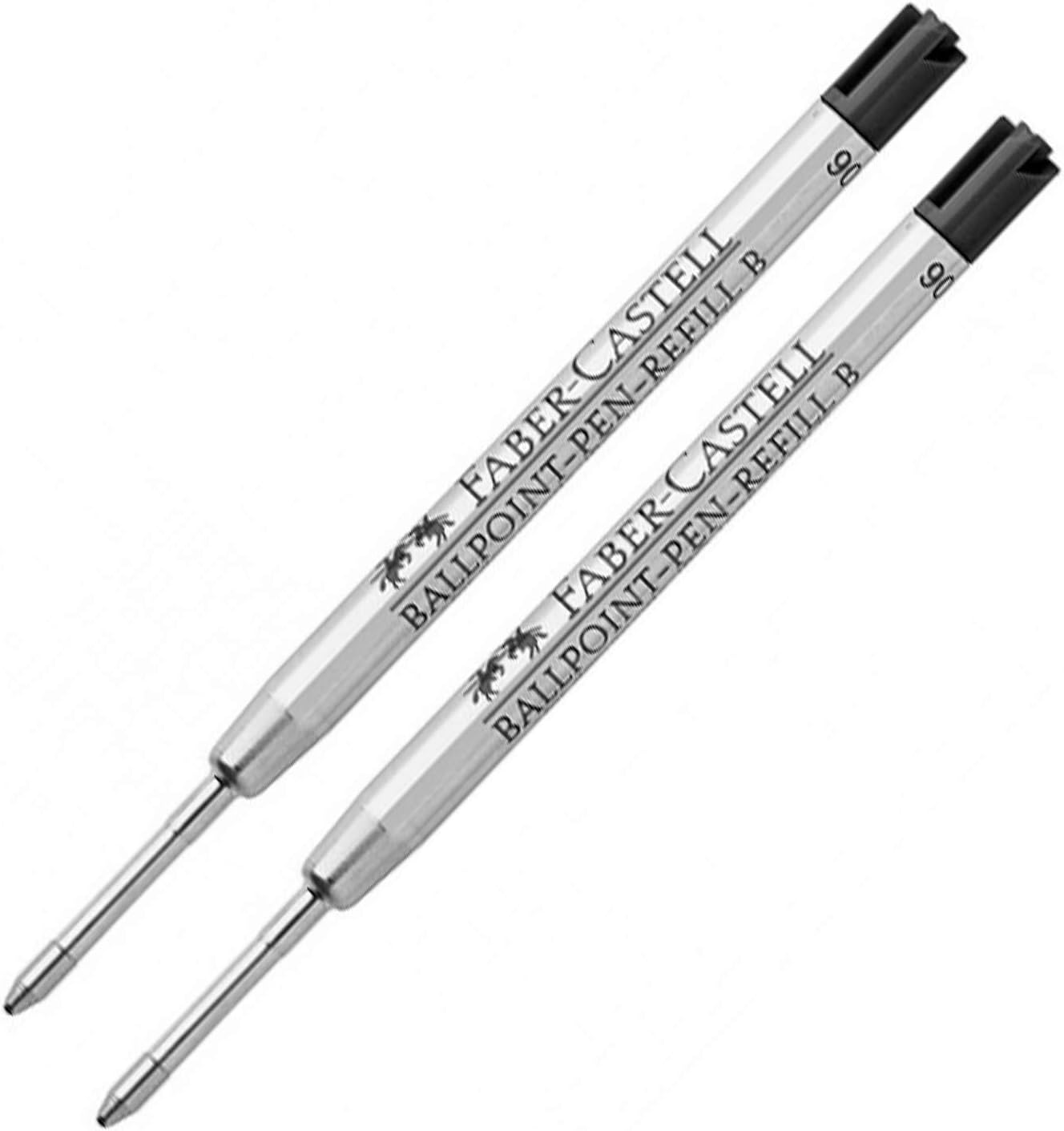 Faber-Castell 2X Ballpoint Pen Refill large-capacity, B, black 148742-2