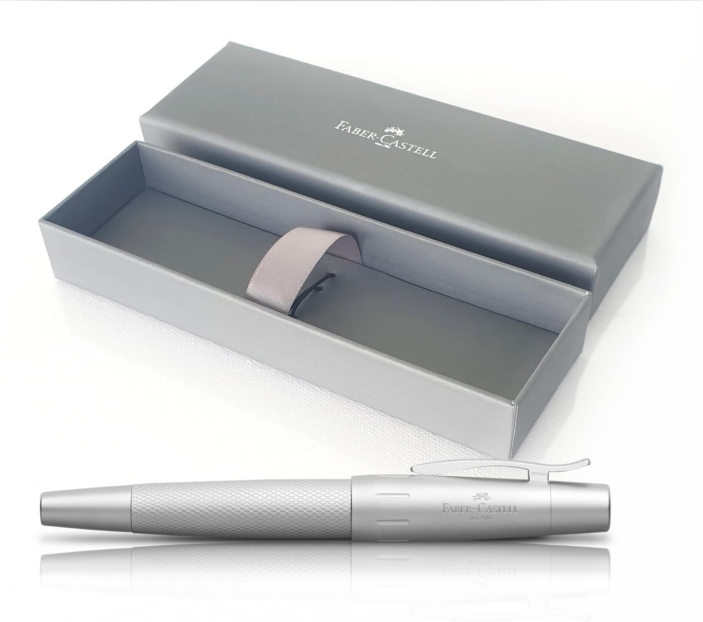 Faber-Castell e-motion Pure Silver rollerball pen 148675
