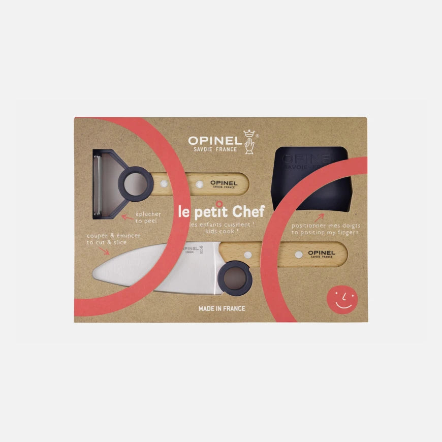 Opinel Le Petit Chef - 3pc. Kitchen Set Stainless Blue 002605