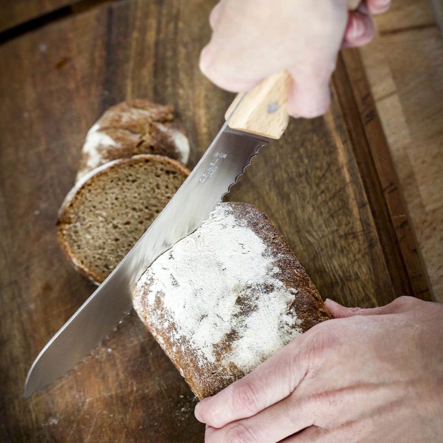Opinel N°116 Parallèle Serrated 8" Bread Knife 001816