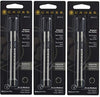 CROSS Ballpoint Pen Refills, Medium Point, Black Ink, 2 Per Pack, 3 Packs Total, 8513-2