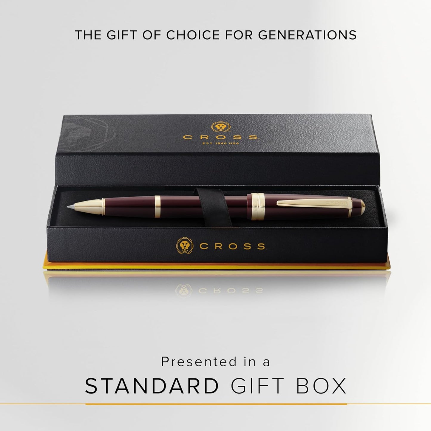 Cross Bailey Light™ Polished Burgundy Rollerball Pen AT0745-11