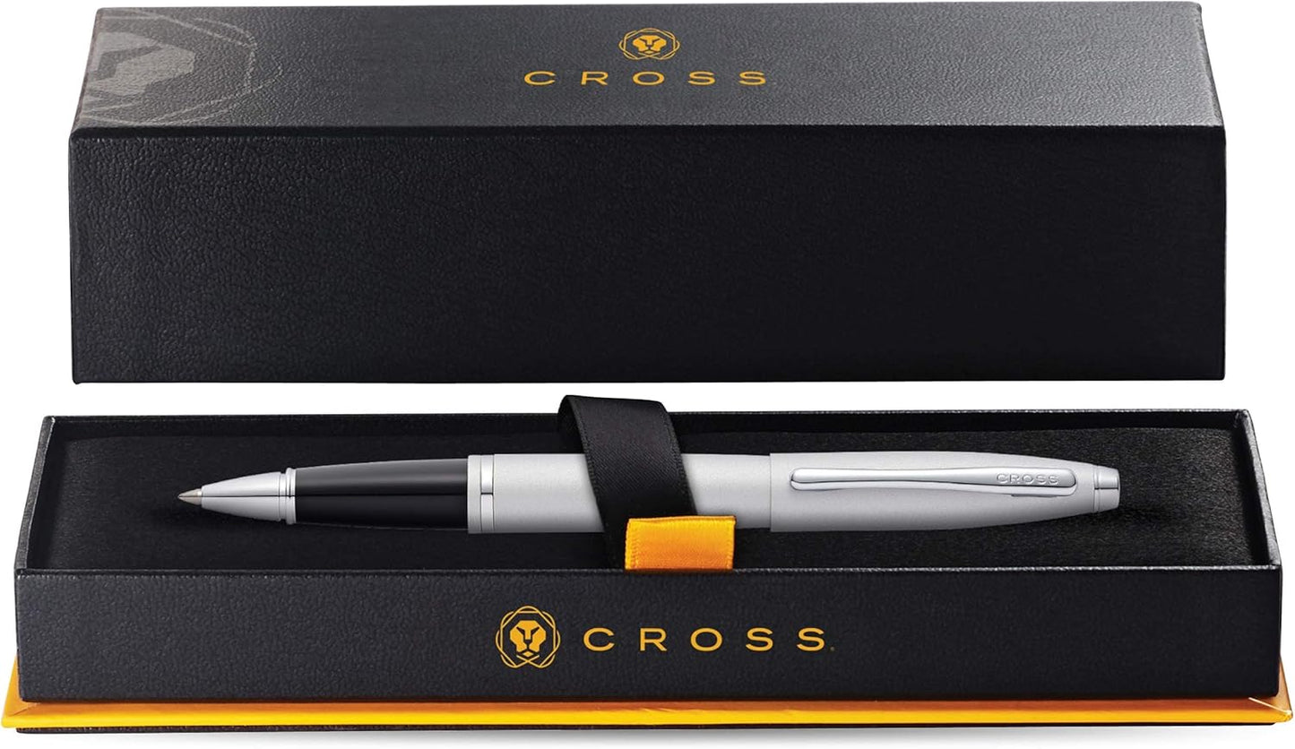 Cross Calais Satin Chrome Rollerball Pen AT0115-16