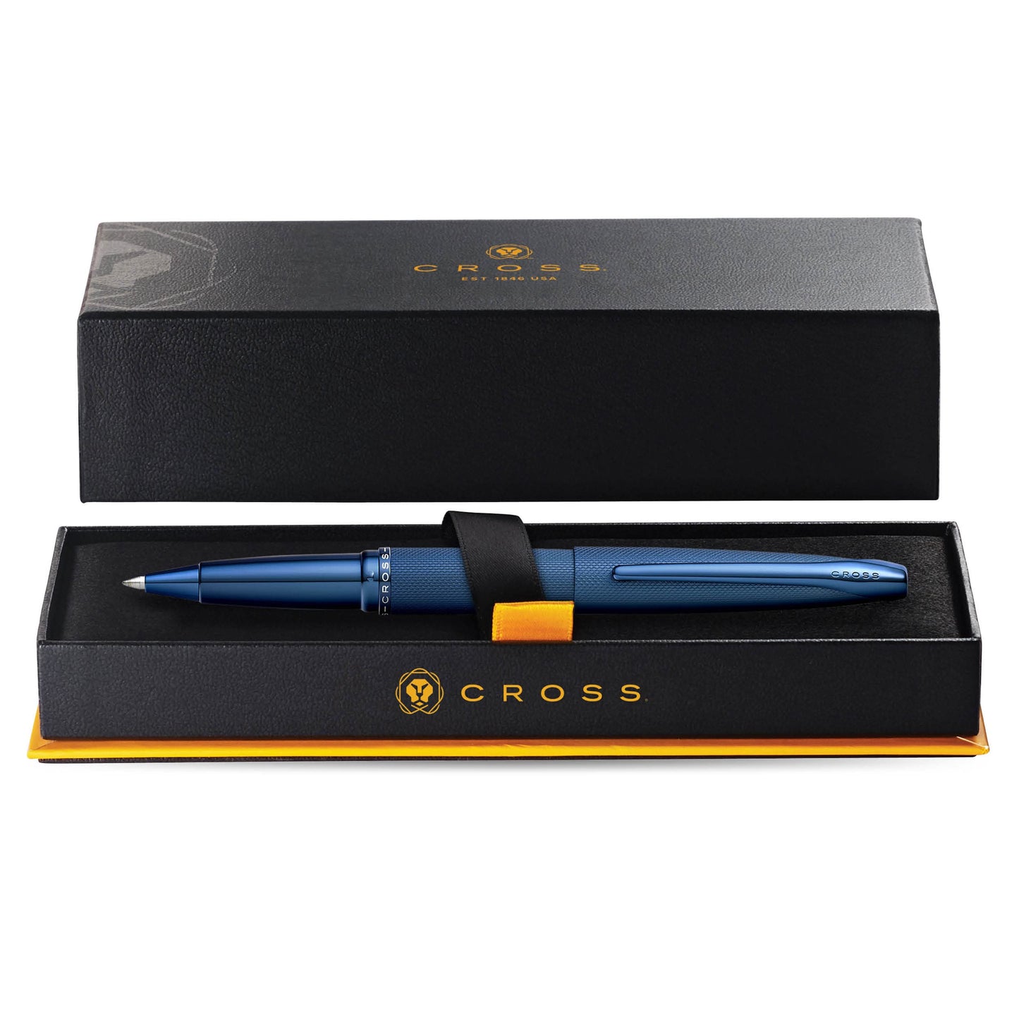 Cross ATX® Sandblasted Dark Blue Rollerball Pen 885-45