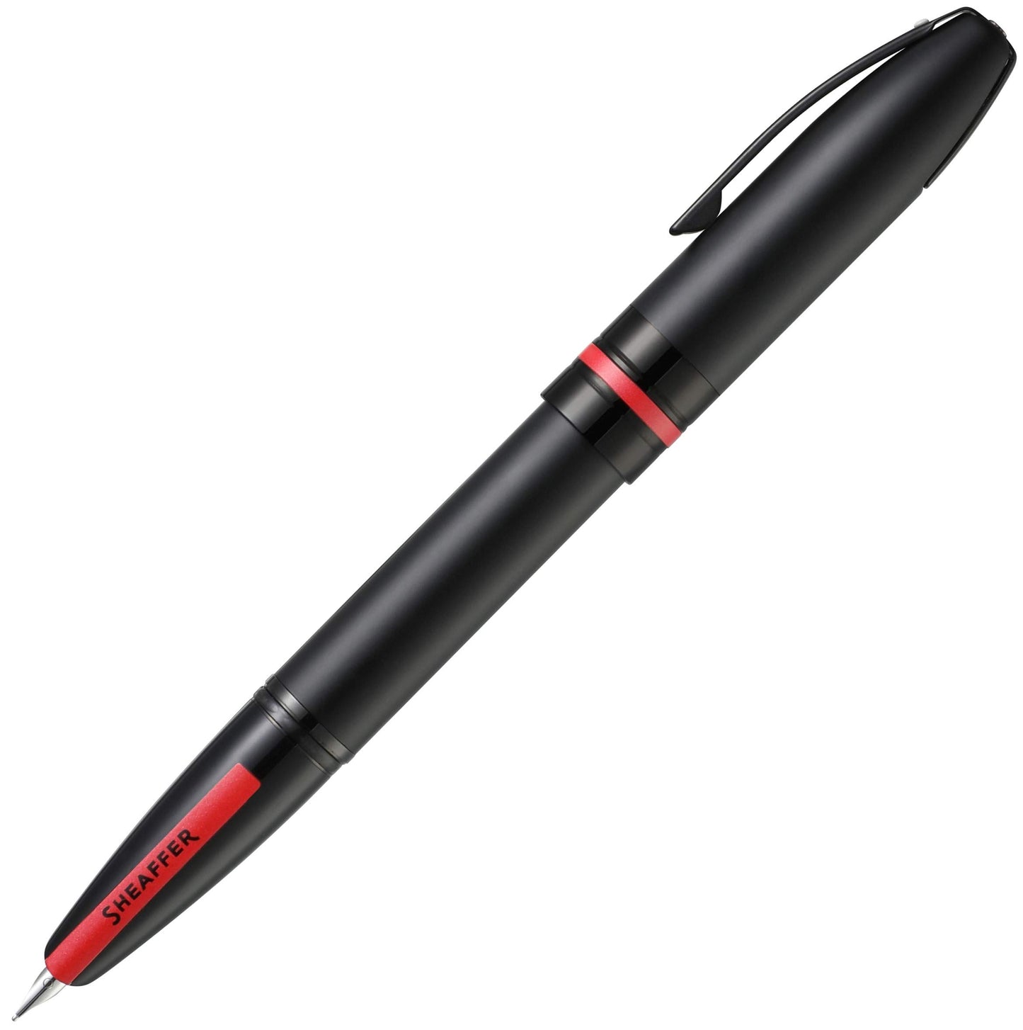 Sheaffer Icon Matte Black with Gloss Black PVD Appts. Fountain Pen - Fine Nib (E0910843)