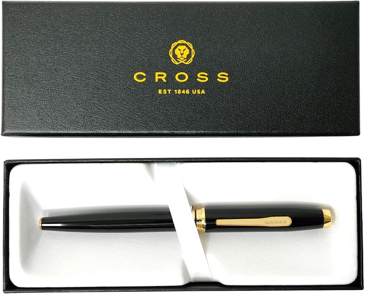 Cross Coventry Black Lacquer with Gold-Tone Fine Nib Fountain Pen AT0666-11FF