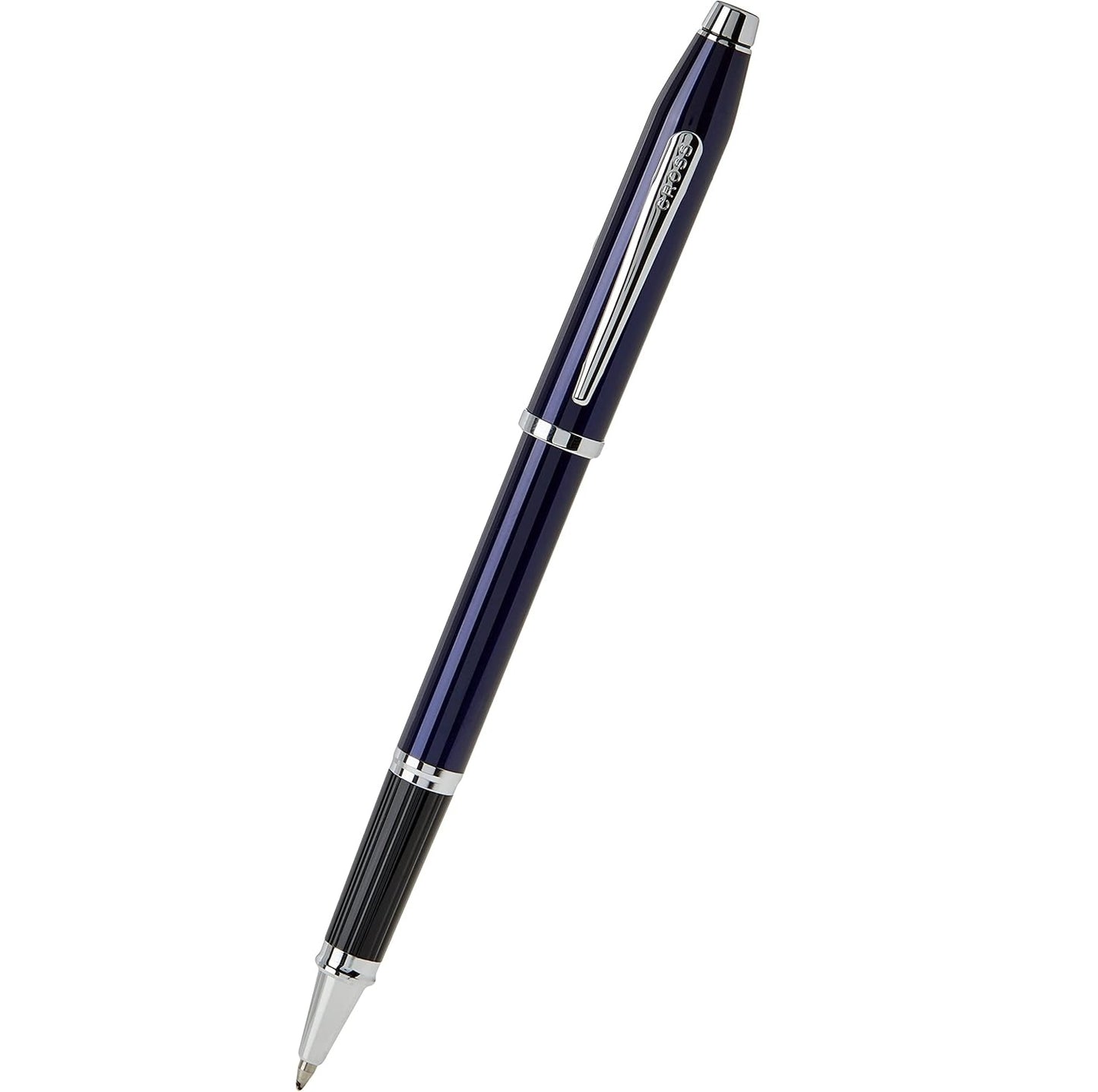 Cross Century II Blue Lacquer Rollerball with Chrome Point AT0085-158