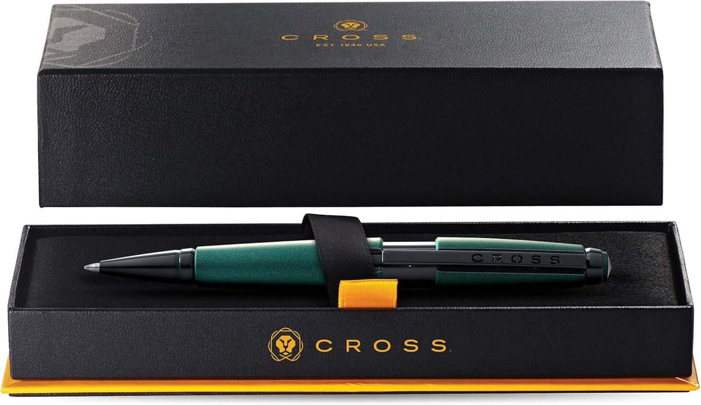Cross Edge Matte Green Lacquer Gel Rollerball Pen AT0555-13