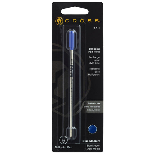 Cross Ballpoint Pen Refill - Blue - Medium - Single Pack 8511