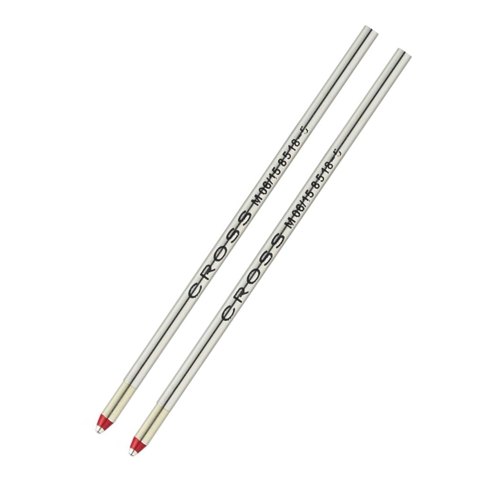 Cross Mini Ballpoint Pen Refill - Red - Medium - Dual Pack 8518-5
