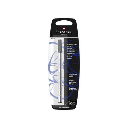 Sheaffer Slim Rollerball Refill - Black Medium - Blister Card 97535