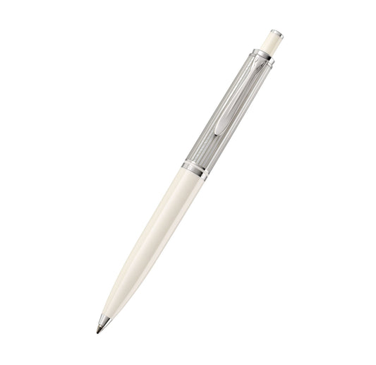 Pelikan K405 Souveraen Silver-White Ballpoint Pen With Silver 815543
