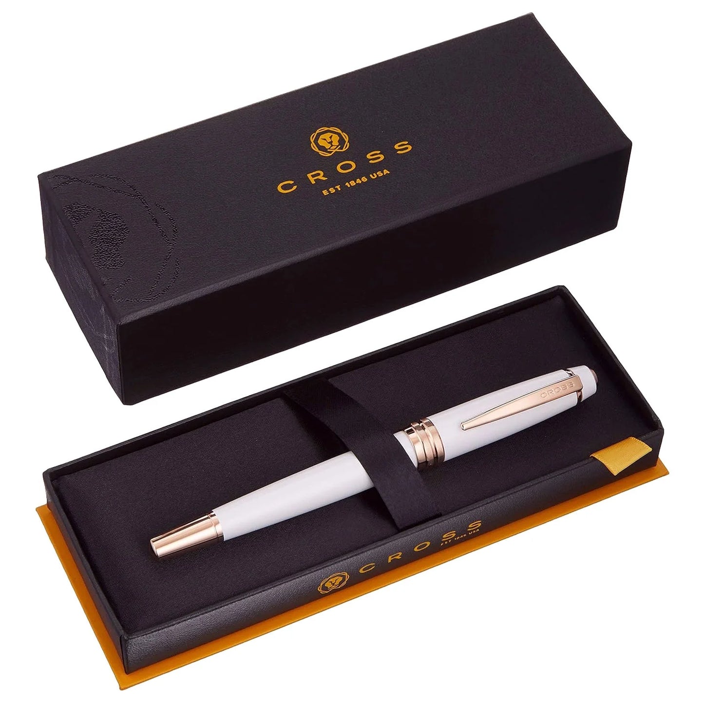 Cross Bailey™ Pearlescent White Lacquer Rollerball Pen AT0455-22
