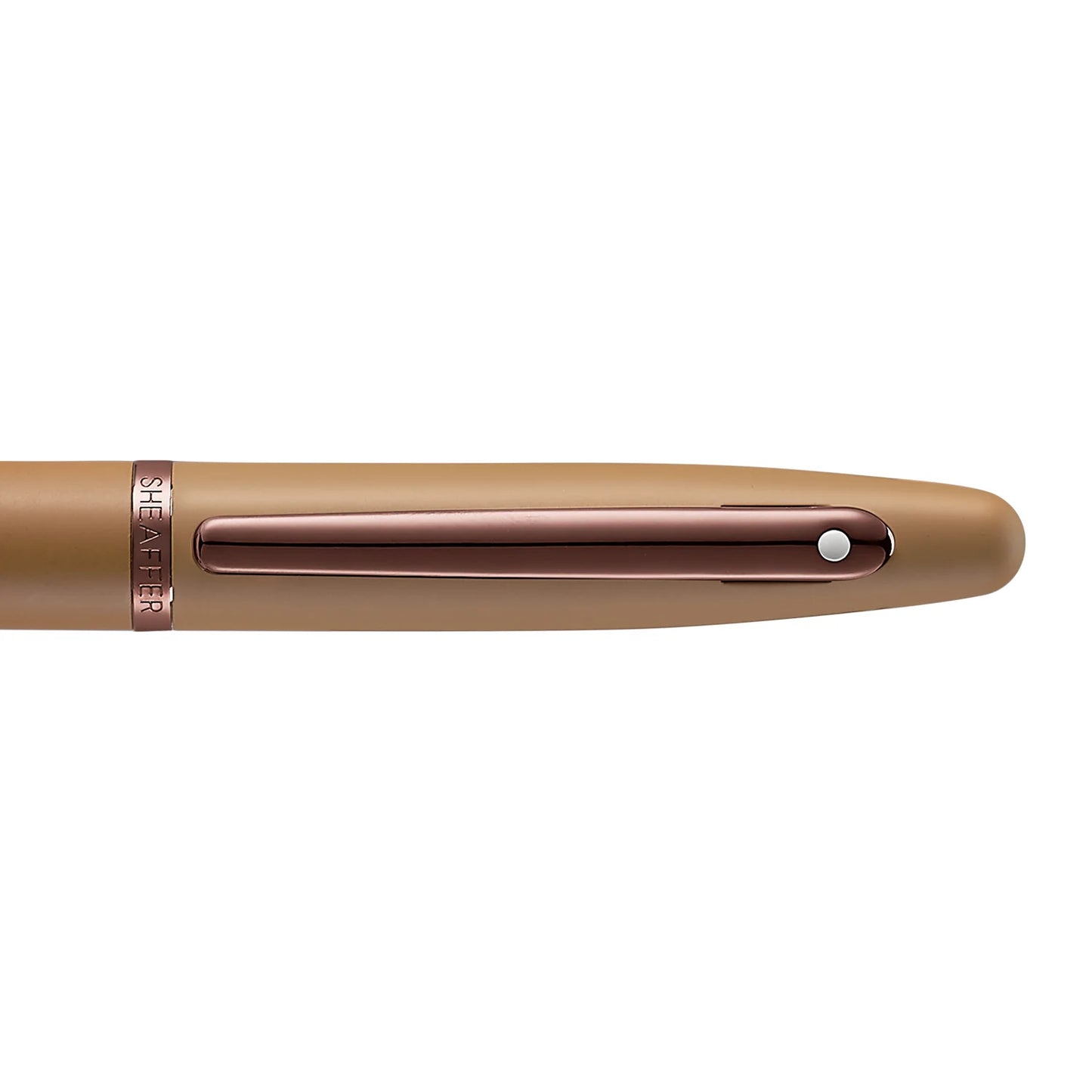 Sheaffer VFM 9428 Coffee Edition Matt Brown Fountain Pen with Regal Brown PVD Trims, Fine E0942843
