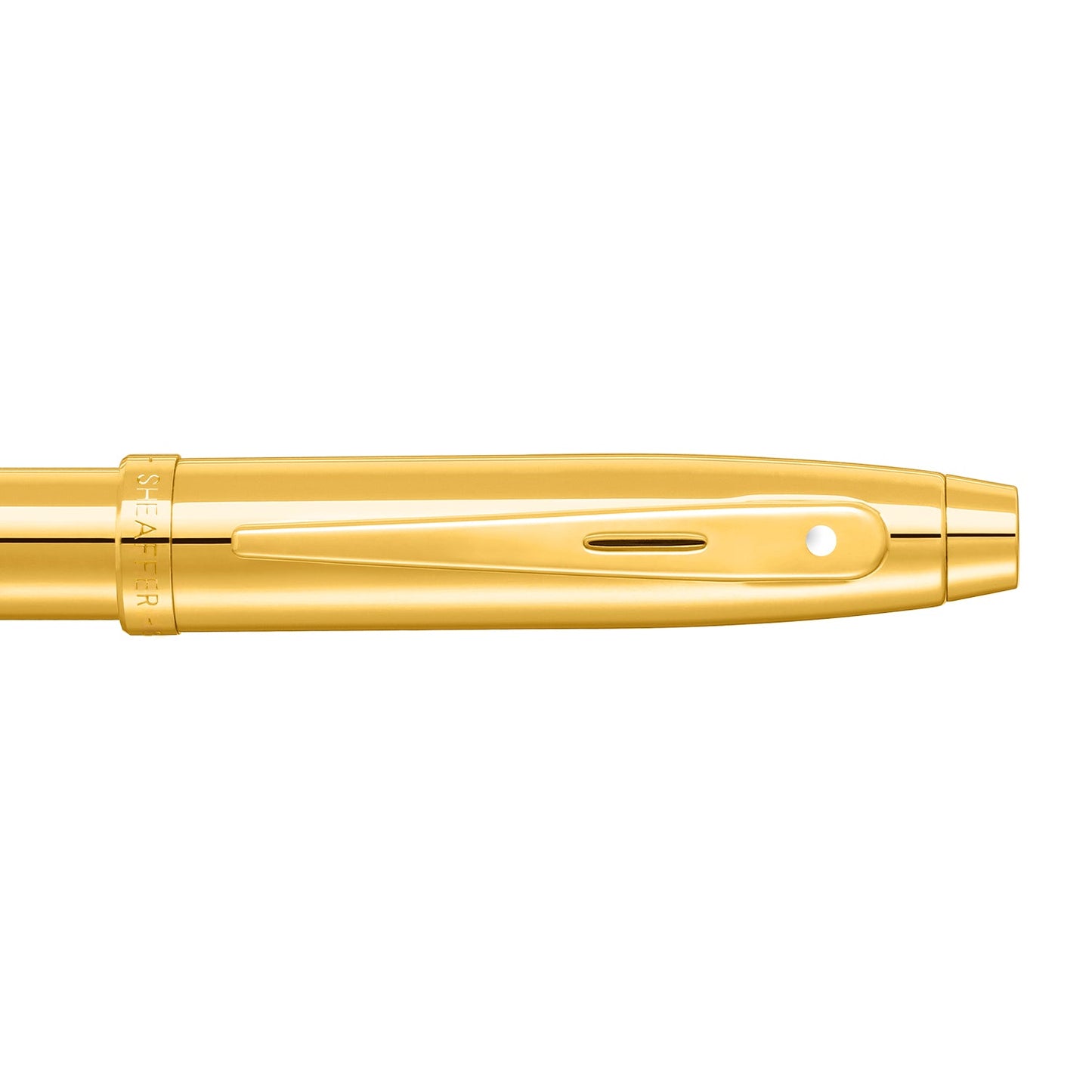 Sheaffer 100 E9372 PVD Gold with PVD Gold Trims Rollerball Pen E1937251