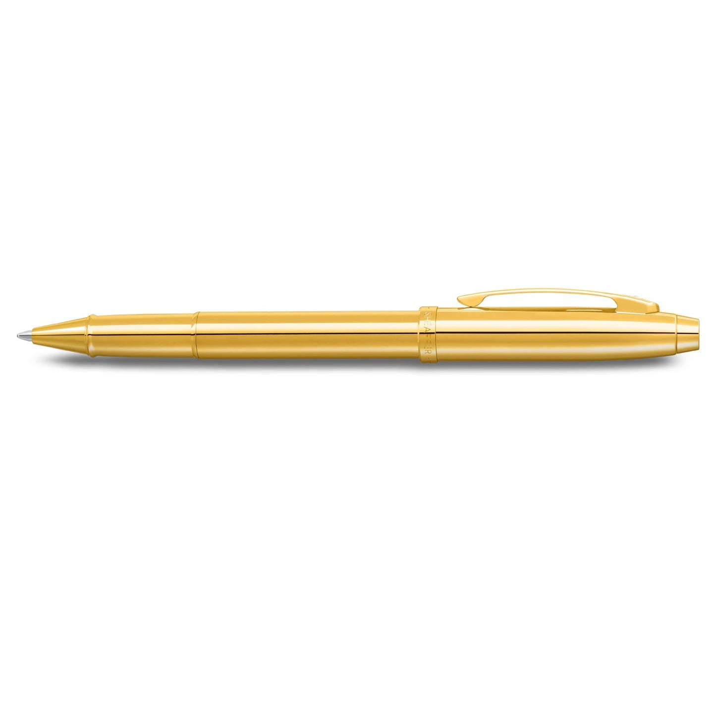 Sheaffer 100 E9372 PVD Gold with PVD Gold Trims Rollerball Pen E1937251