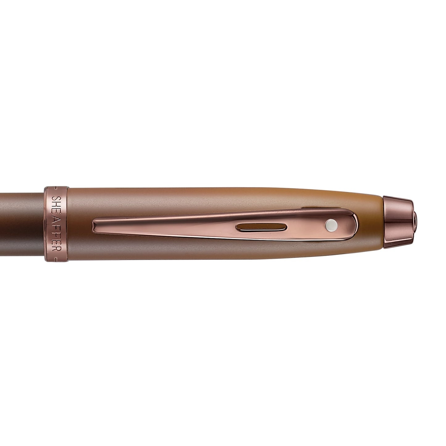 Sheaffer 100 9374 Coffee Edition Matt Brown Rollerball Pen with Regal Brown PVD Trims E1937451
