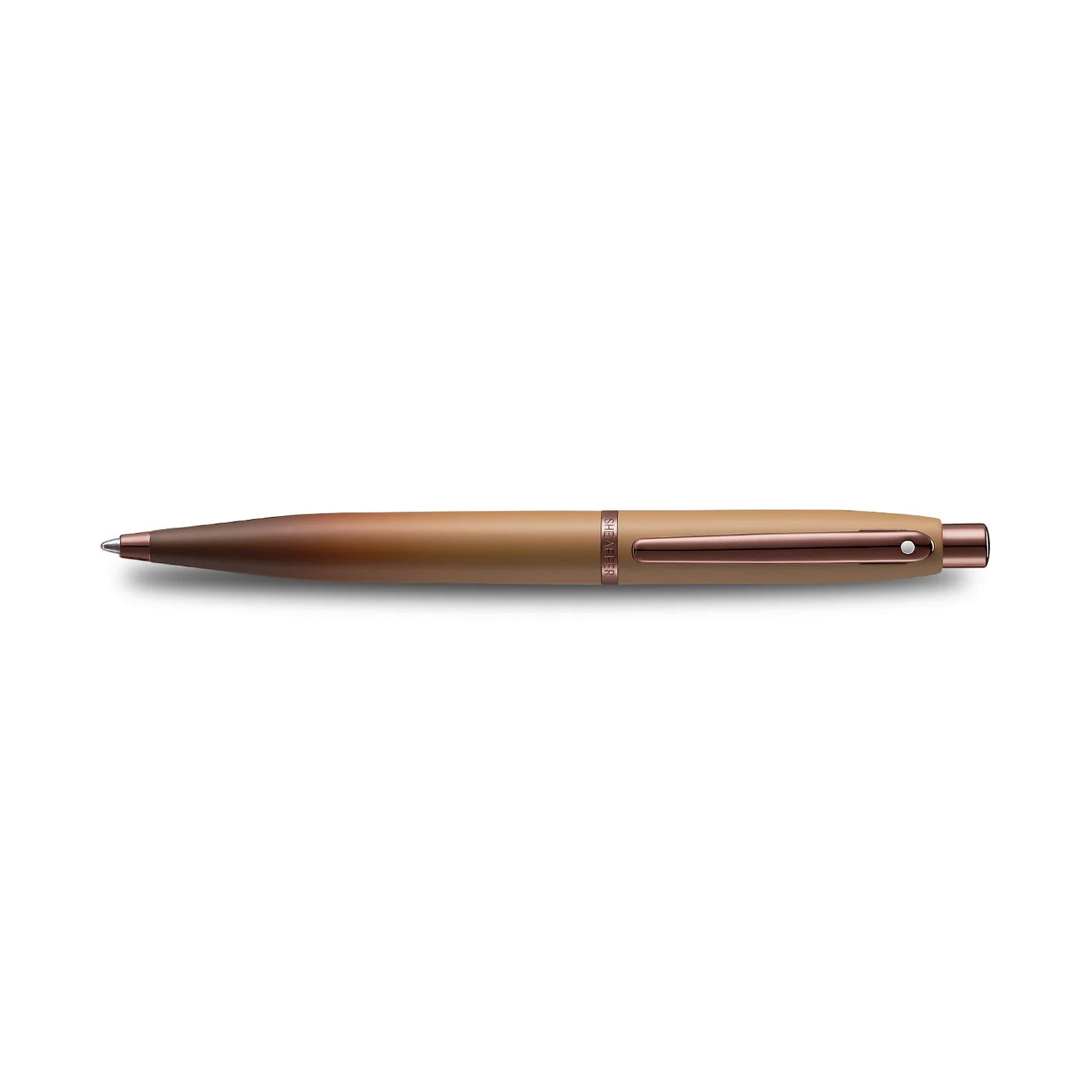 Sheaffer VFM 9428 Coffee Edition Matt Brown Ballpoint Pen with Regal Brown PVD Trims E2942851