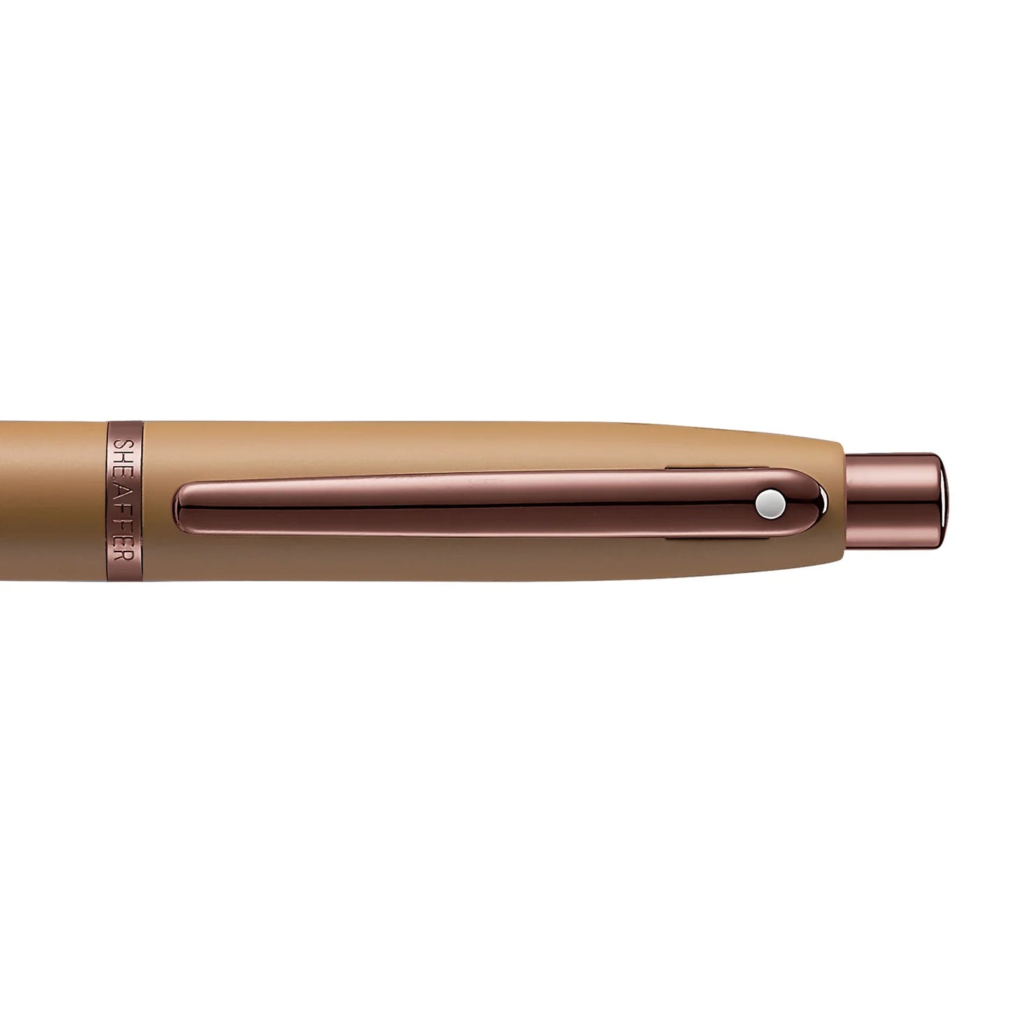 Sheaffer VFM 9428 Coffee Edition Matt Brown Ballpoint Pen with Regal Brown PVD Trims E2942851