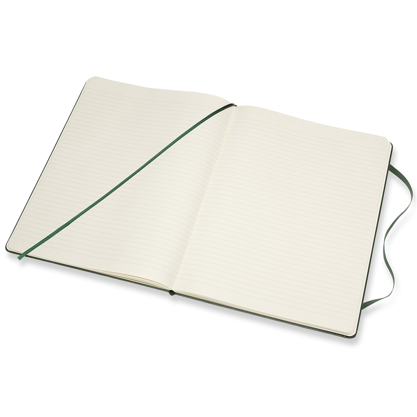 Moleskine Notebook XL Myrtle Green Hard Cover Ruled QP090K15
