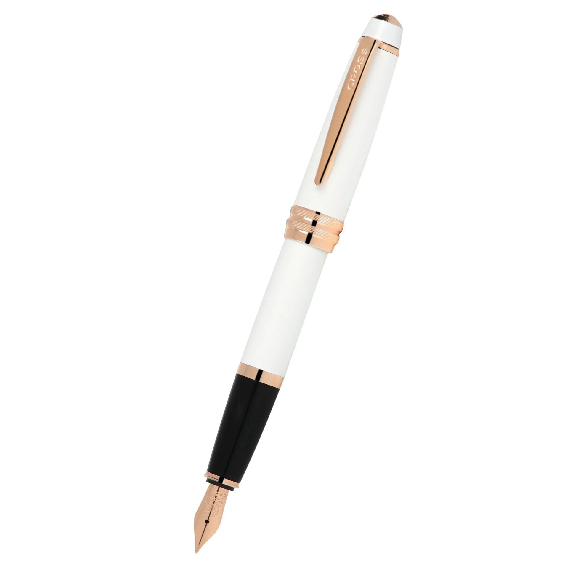Cross Bailey Pearlescent White Lacquer Fine Nib Fountain Pen AT0456-22FF