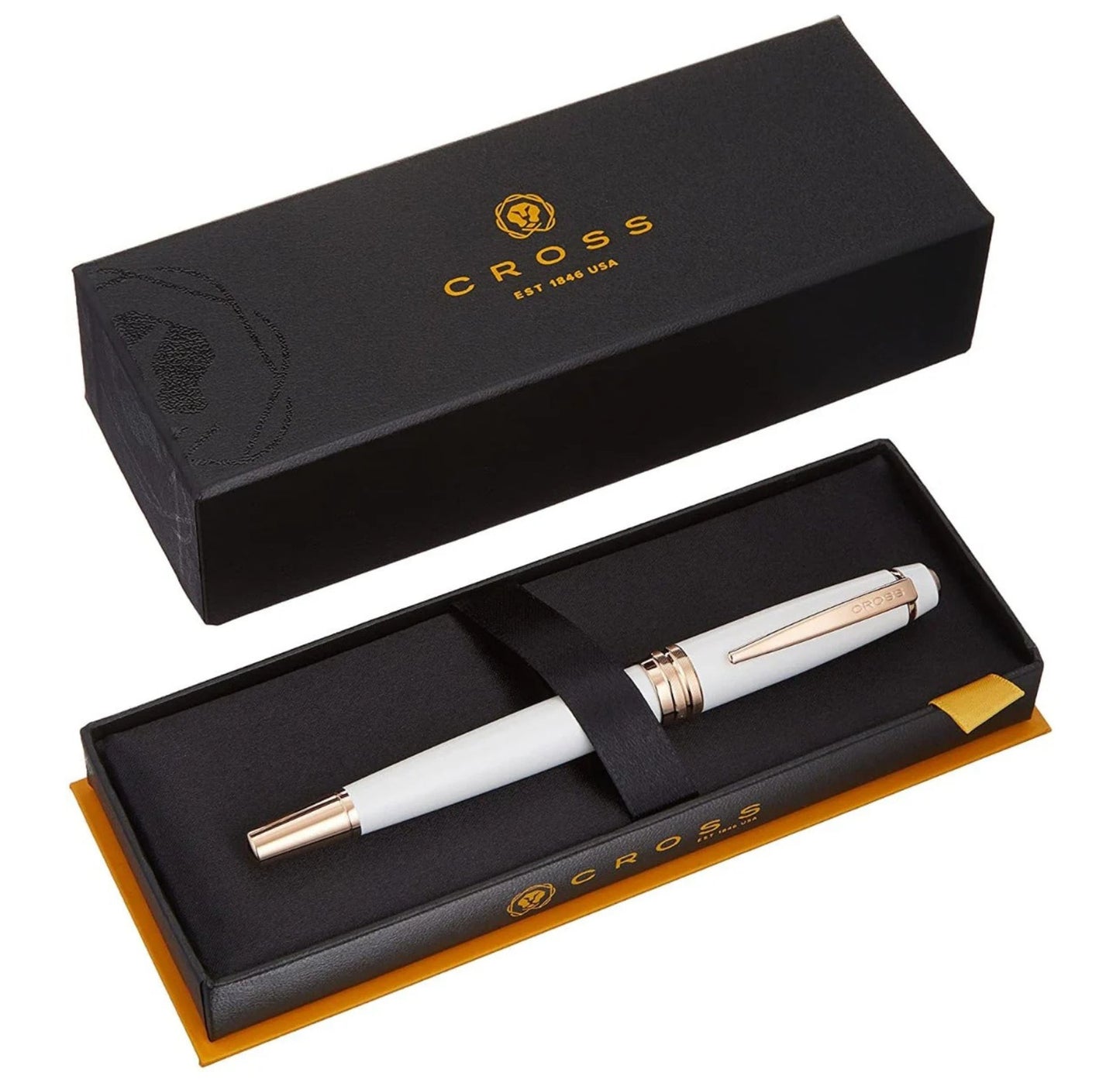 Cross Bailey Pearlescent White Lacquer Fine Nib Fountain Pen AT0456-22FF
