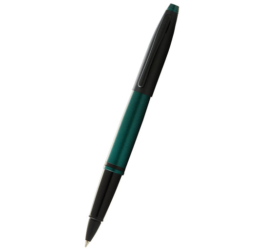 Cross Calais Matte Green and Black Lacquer Rollerball Pen AT0115-25