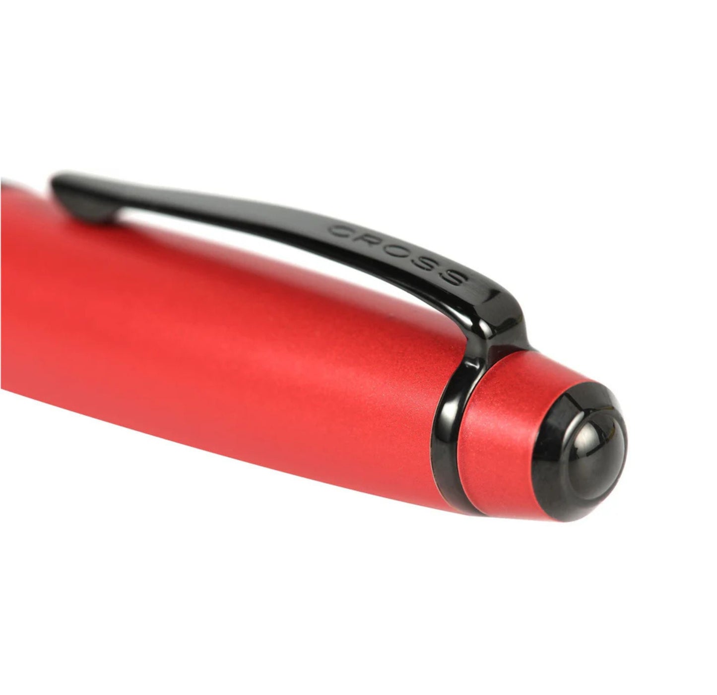 Cross Bailey Matte Red Lacquer Stainless Steel Fine Nib Fountain Pen AT0456-21FJ