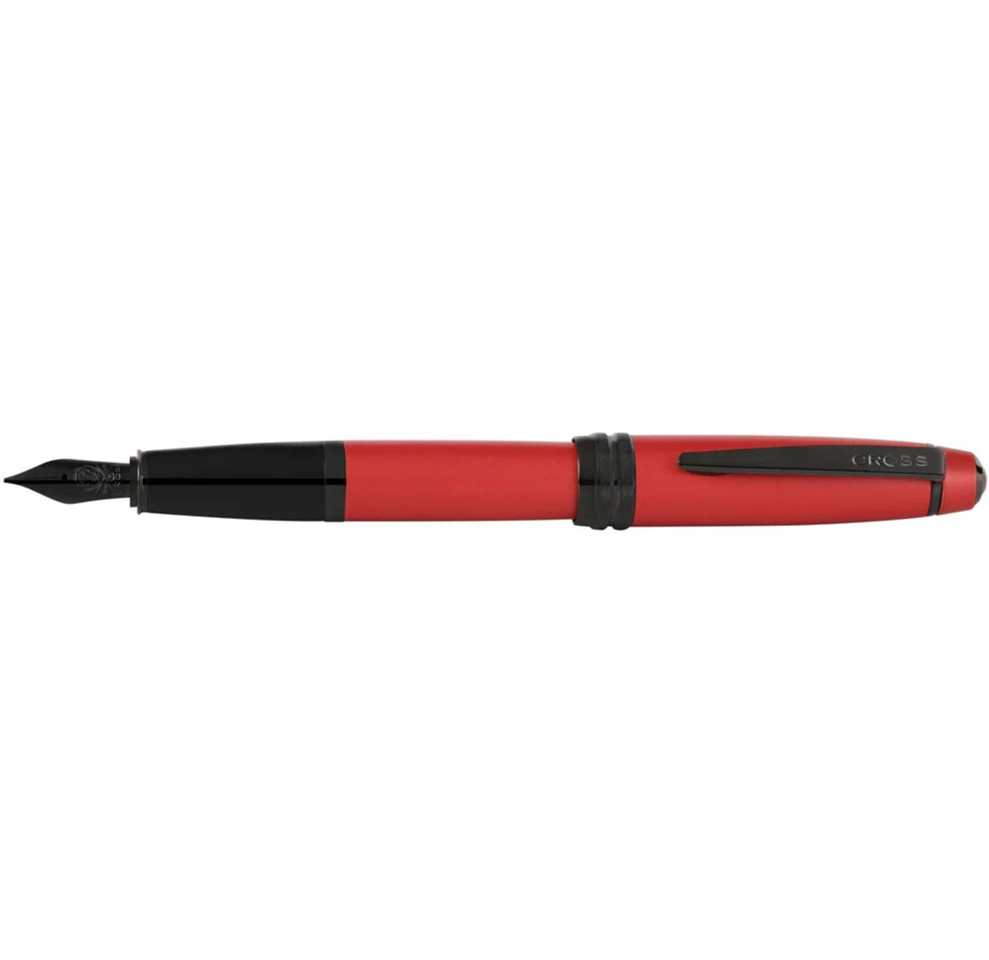 Cross Bailey Matte Red Lacquer Stainless Steel Fine Nib Fountain Pen AT0456-21FJ