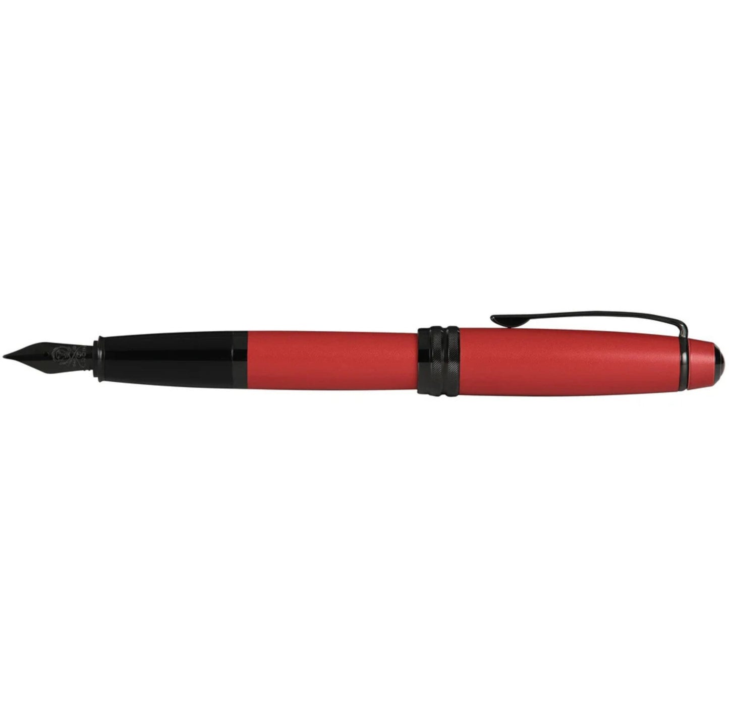 Cross Bailey Matte Red Lacquer Stainless Steel Fine Nib Fountain Pen AT0456-21FJ