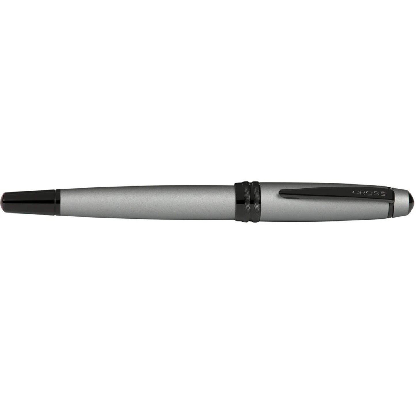 Cross Bailey Matte Gray Lacquer Stainless Steel Fine Nib Fountain Pen AT0456-20FJ
