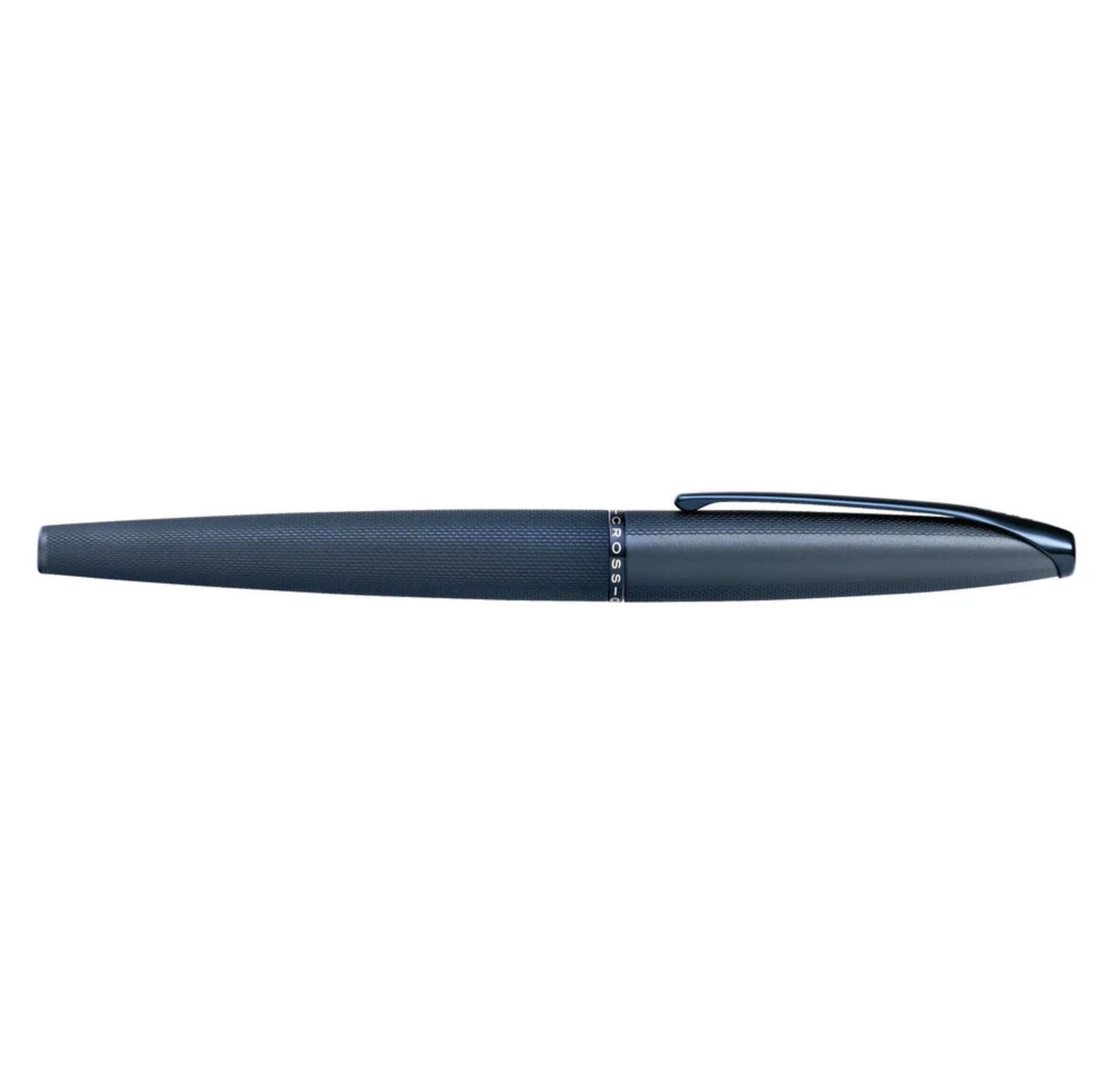 Cross ATX® Sandblasted Dark Blue Stainless Steel Fine Nib Fountain Pen 886-45FJ