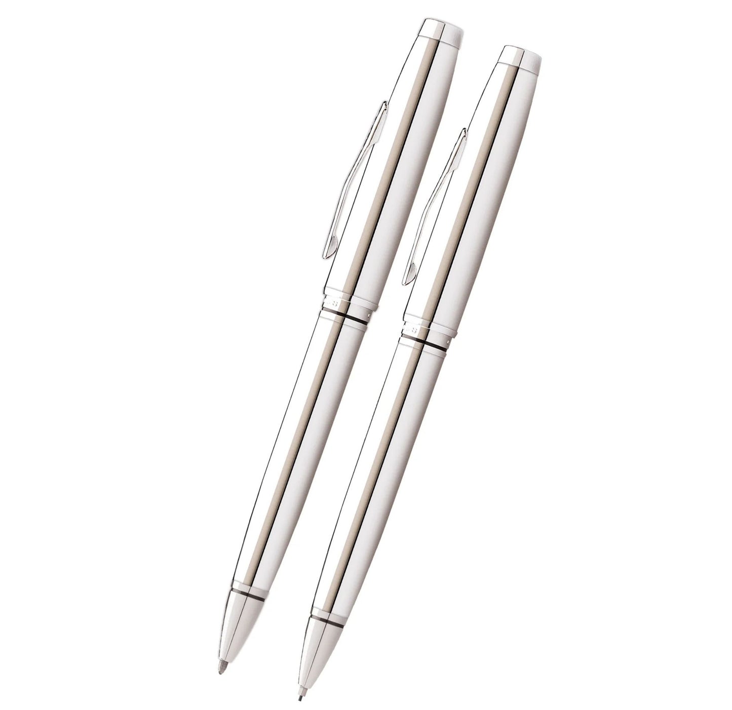 Cross Coventry Polished Chrome Pen and Pencil Gift Set AT0661-7