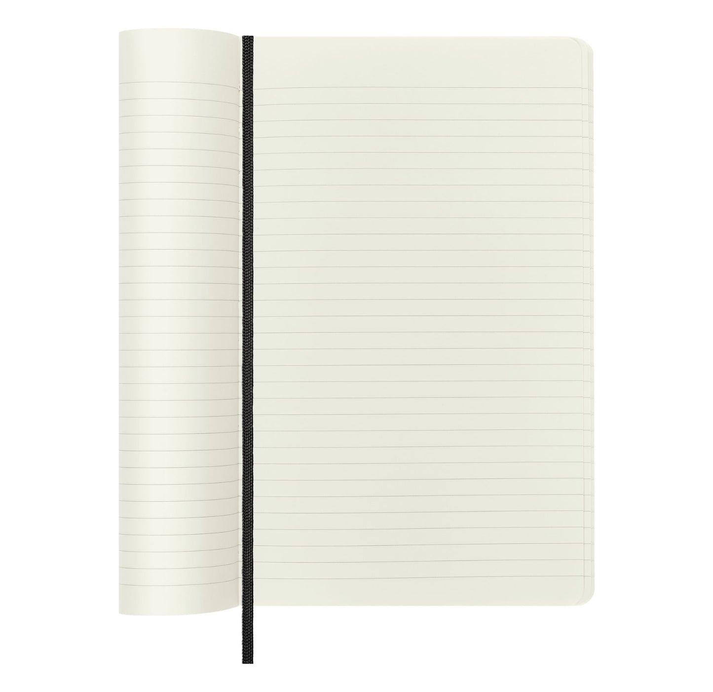 Moleskine Classic Notebook, Soft Cover, Large, Ruled, Black QP616